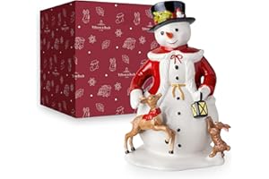 ‎VILLEROY & BOCH Villeroy & Boch – Christmas Toys Memory bałwanek, 24 x 23 x 36 cm, porcelana twarda, wielokolorowy, ręcznie malowany