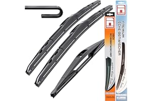 ‎RECAMBO HYBRID Scheibenwischer FLEX AERO kompatibel für Opel Meriva A BJ 2003-2010 - 400mm 600mm 600mm - Premium Qualität Wischerblätter Set - RECAMBO