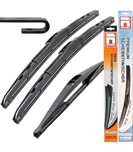 Front Windscreen Wiper Blades For Nissan Micra 2017-2025 – Pair, Left & Right, Unbranded