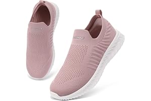 HKR Basket Femme Respirantes Chaussures de Running Marche Sport Travail Légères Sneakers 35-42EU