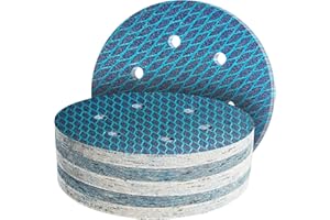 GZKTY 45 pezzi Dischi Abrasivi eccentrici 150mm Grana 60 Per Levigatrice Rotoorbitale Professionale