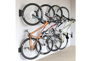 monTEK Swivel Bike Wall Mount, Bike Hanger for Garage, Wall Mount, Space Saving, Sturdy Wall Bike Stand, Vertical Bike Stand, Holds up to 66 lbs