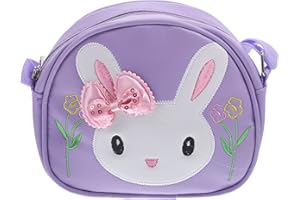 TENDYCOCO Umhängetasche Kinder Mädchen Kleine Crossbody Tasche Mit Verstellbarem Schultergurt Und Hase Design Für Schule Reisen Und Geschenke