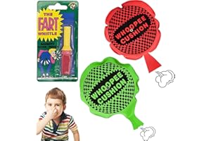 EXQUIMA 3 PCS Whoopee Cushion, Makes Fart Noise Whoopie Cushion, Giant Whoopee Cushion Prank Toys, 3-in-1 Bundle Party Bag Fillers for Kids, Ideal Joke Gift or Stocking Filler for Girls and Boys