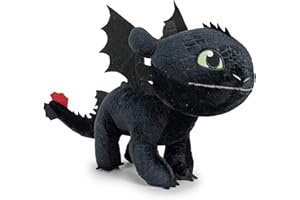 PLAY BY PLAY HTTYD Dragons, How to Tran Your Dragon 2 Peluche Toothless Night Fury Noir 30cm - 760016661-1
