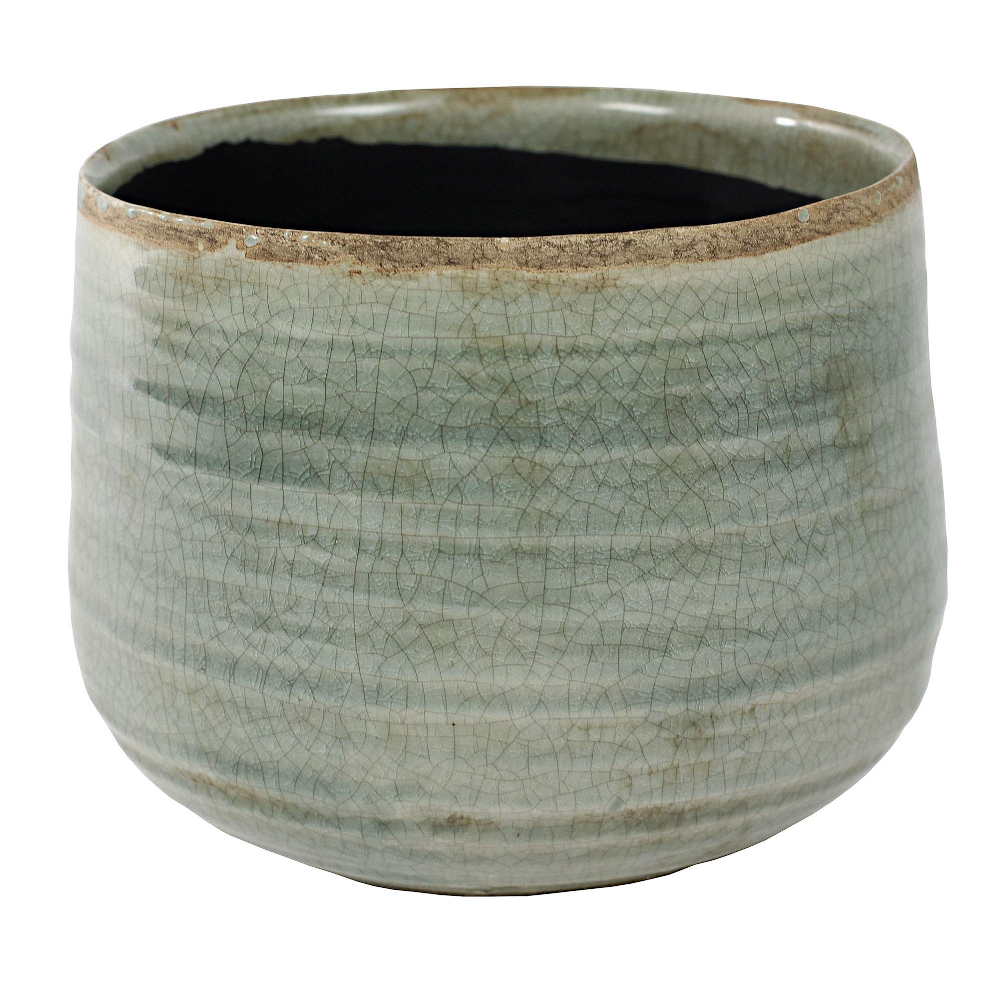 TS Indoor Decorative pot Iris | Mint green Ø14cm ?12cm