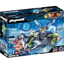 PLAYMOBIL Top Agents 70234 Slitta Volante Dello Spy Team Con Agente E Armi