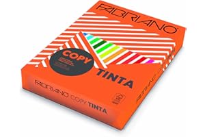 Fabriano F60421297 – Confezione da 500 fogli di carta, formato A4, 80 g, colore: arancione