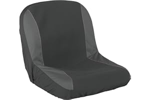 Classic Accessories 52-145-380401-00 - Funda de Asiento de Neopreno para Tractor de césped, Color Negro, Grande