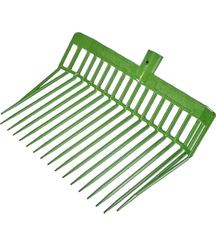 Fourche à Copeaux KERBL EcoFork - Sans Manche - 16 Dents - Pour élevage Et Agriculture