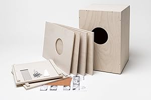 CAJON-DIREKT Cajon, Cajon Komplett Bausatz mit Snare incl. Kurzlehrgang, made in Germany