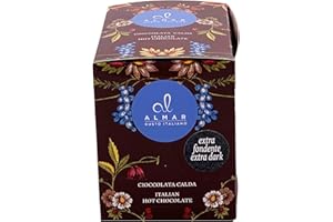 ALMAR GUSTO ITALIANO Almar Cioccolata Calda Monoporzione, Bustine Preparato Senza Glutine, Lattosio, Conservanti, 100% Made in Italy, 15 Buste da 30 Grammi - 17 Gusti - Fondente