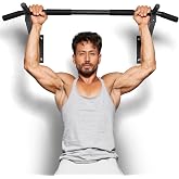 Slovic Pull Up Bar Wall Mounted for Adults [200 KG] | Anti-Skid Grip | Pull up Bar for Home Workout | Hanging Bar for Pull Up