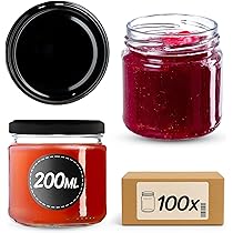 Set 6 Barattoli Per Conserve Da 210 Ml - Con Adesivi, Tappo A Vite, Per Marmellate E Conserve - Foto 8