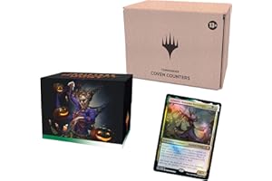 Magic The Gathering Innistrad : Midnight Hunt Commander Deck – Coven Counters, Version Minimaliste, C99250000, Bleu, Noir