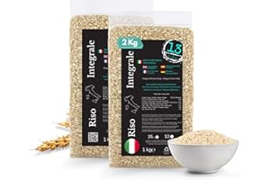 Riso Carnaroli Integrale 2 kg – Italiano da Vercelli – Ricco di Amido, Chicchi Lunghi e Sodi – Senza Glutine – Per Risotti Gourmet | 13 di Ilaria