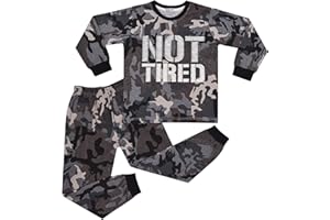 A2Z 4 Kids Camo Szary PJs 2 Szt Ustawić Salonik Garnitur Dla Dzieci Dopasowanie Top & Bottom Piżama Comfy Odzież Domowa Sukienka Up Kostium Prezenty Dla Dzieci Dziewczyny Chłopacy Wiek 2-13 lat