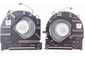 Fleshy Leaf Ventilateur de refroidissement CPU + GPU pour HP Victus 16-D 16-E 16-e0011ns TPN-Q263 TPN-Q264 RTX3050 DC5V Series EG75070S1-C700-S9A EG75070S1-C710-S9A M75720-001 m. 75722-001