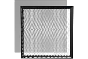 Daromigo Tavolo a nido d'ape per macchina per incisione laser, 400 x 400 x 22 mm, piano di lavoro laser a nido d'ape, protezione desktop per taglierina laser e incisione laser