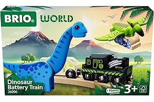 BRIO World - Dinosaurier Batteriezug