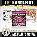 3 In 1 Malbuch Fur Erwachsene 120 Motive Meereswelt Eulen Tierwelt Bei Nacht Amazon De Malbucher Kleestern Erwachsene Ausmalbucher Fur Bucher