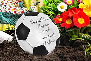 David Fischhoff Special Dad Football Memorial Plaque Grave Stone Ornament Father 3 Colours Gravestone Memorial Memories