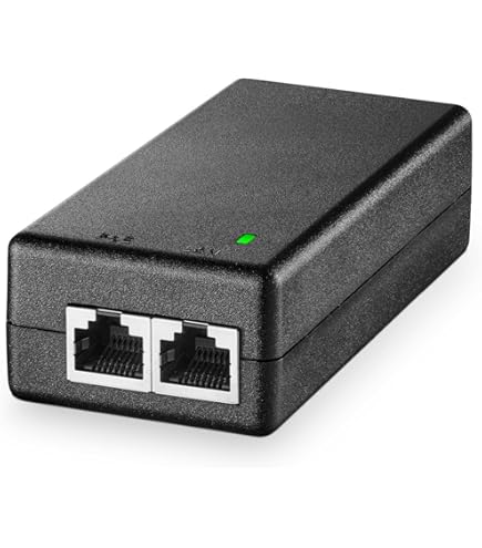 TRENDnet Inyector PoE 2.5G, TPE-219GI, 90W PoE , 30W PoE , 15.4W PoE, IEEE 802.3 bt/802.3at/802.3af, Carcasa de Metal, hasta 100m (333 pies), Color Negro