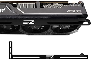 EZDIY-FAB easydiy tarjeta gráfica GPU para el soporte tarjeta de video Sag soporte/Holster Bracket, aluminio anodizado Aérospatiale, Simple o doble ranura para cartes-noir