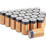 Amazon Basics Everyday alkalinebatterijen, type D, 1,5 V, 24 stuks (uiterlijk kan variëren)