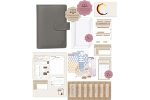 ‎BEGINNER-BUDGET Beginner-Budget® - Budget Planner Deutsch | Bugetplaner Deutsch Startset mit Sparchallenge | Budget Planner | Sparen mit Umschlagmethode,Budget Binder A6 (Grau) + Anleitung für Anfänger
