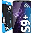 s.e Schutzfolie für Samsung Galaxy S9 Plus, 2 Stück, Full Screen, Positionierhilfe, S9+ Panzerfolie, transparente Displayfoli