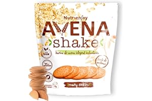 NutriEnjoy - Avena Shake 1Kg | Copos de Avena Integral Molidos | Harina de Avena Sabores | Avena en Polvo | Harina de Avena Integral | Avena Instantánea Sabores Deliciosos (Mary Cookies)