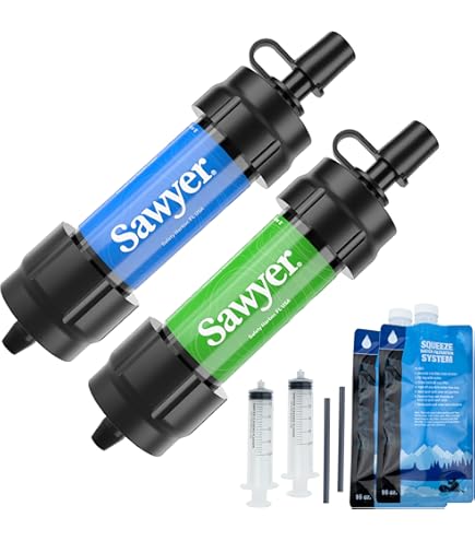Burtrail 2L Water Bag For Sawyer Filters - TPU Material With Wide & Narrow Mouth