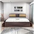 T.G. FURNITURE Solid Sheesham Wood King Size Bed with 4 Drawer Storage for Bedroom Living Room Home Solid Wood Box Bed (Walnut Finish)