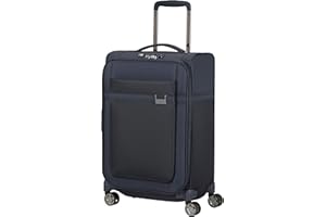 Samsonite Airea - Spinner S (Langth: 35 cm) Ejecución de mano expandible, 55 cm, 38/43.5 L, azul (azul oscuro)