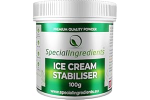 Special Ingredients Neutro Stabilizzante per gelato 100 gr qualità premium per produrre gelati e sorbetti - Adatto a vegani, senza OGM, senza Glutine - Confezione Riciclabile