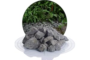 Schicker Mineral Basalt Ziersplitt anthrazit 16-32 mm 25 kg, Basaltsplitt aus Deutschland in verschiedenen Größen von 2-56 mm, Basaltbruch farbechter Naturstein ideal zur Garten-, Hof- & Weggestaltung