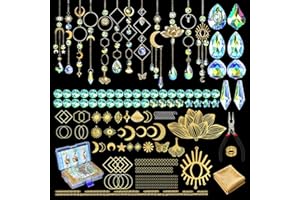 Beanewone Attrape Soleil, Suncatcher, 300pcs Sun Catcher avec Cristal Suspendus, Adaptés aux Fenêtres Intérieures, aux Jardins et aux Décorations Festives