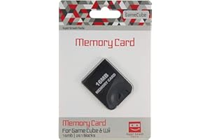 SUPER SMASH MEDIA SuperSmashMedia® - 16MB Memory Card for Nintendo GameCube/Wii/NGC [Black]