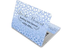 RUYIDAY Laptop Stickers Decal,12 13 14 15 15.6 inches Netbook Laptop Skin Sticker Reusable Protector Cover Case for Toshiba Hp Samsung Dell Apple Acer Leonovo Sony Asus Laptop Notebook (Blue)