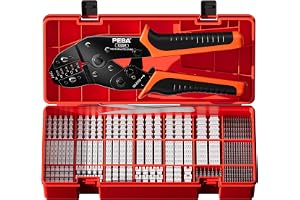 PEBA Krympverktygssats, 22 typer JST-SH 1,0 mm/GH 1,25 mm/ZH 1,5 mm kontaktdon, avbitartång 32–22 AWG för 1,0 mm–2,0 mm stift