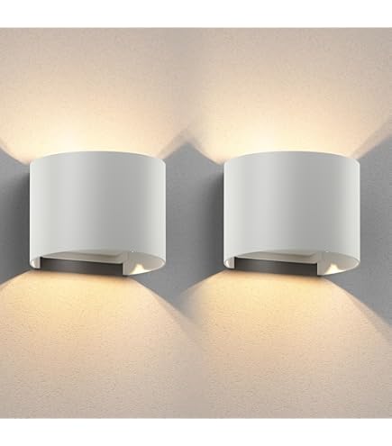 Produktbild von Trango LED Wandstrahler IP44 - Up & Down Beleuchtung Für Innen Und Außen In Silber