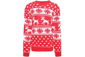 TOP VENDOR Enfants Filles garçons tricoté Rennes de Noël Rudolf Noël Nouveauté Pull 2-14