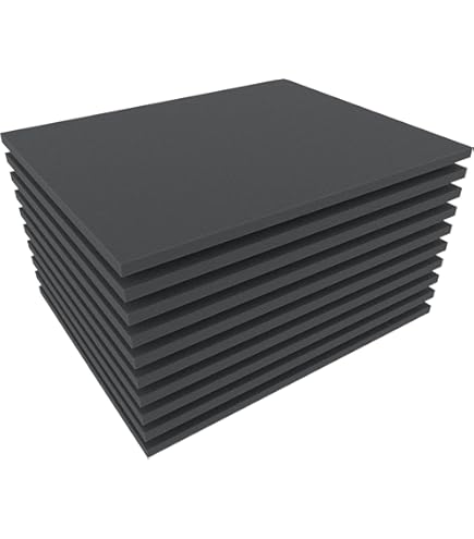 Feldherr Schaumstoffzuschnitt 345x275x10 Mm – 10 Stück, Blau