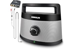 SIMOLIO Wired Speakers for TV with Tone Control, TV Wired-Speakers with 5.5M Long Cord for Digital & Analog Audio, Personal TV Soundbar with Sleep Timer, Ideal for Hard of Hearing and Seniors SM-961
