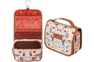 GRUPO ERIK Neceser colgante viaje Impermeable con compartimentos - Neceser niña aseo colegio - Neceser viaje, Organizador de maquillaje - Neceser maquillaje organizador