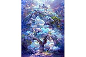 HONGYRJY Diamond Painting Kits-Diamond Art for Adults Kids Beginners,5D Diamond Painting for Gift Home Wall Decor (12x16inch)