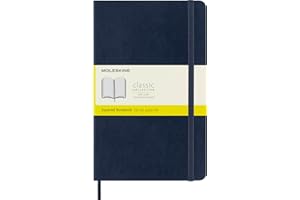 Moleskine Notizbuch Large/A5, Kariert, Soft Cover, Saphir