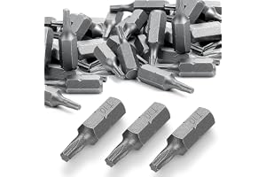 SWTYExt 30 stycken T10 Torx bit 25 mm sortiment för borrhållare och alla skruvdragare utan huvud