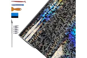 NewL Geschmiedete Kohlefaser, Chamäleon, Vinyl-Aufkleber, blasenfrei, Luftfreigabe, DIY-Aufkleber, Auto, Fahrzeug, Morotrad, selbstklebend (100 cm x 150 cm)